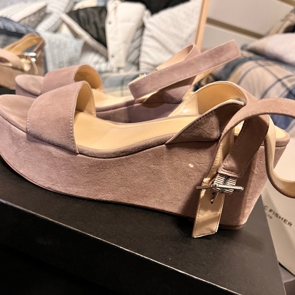 3 pairs of sandals wedge , vince camuto and edit brand - Picture 8 of 8